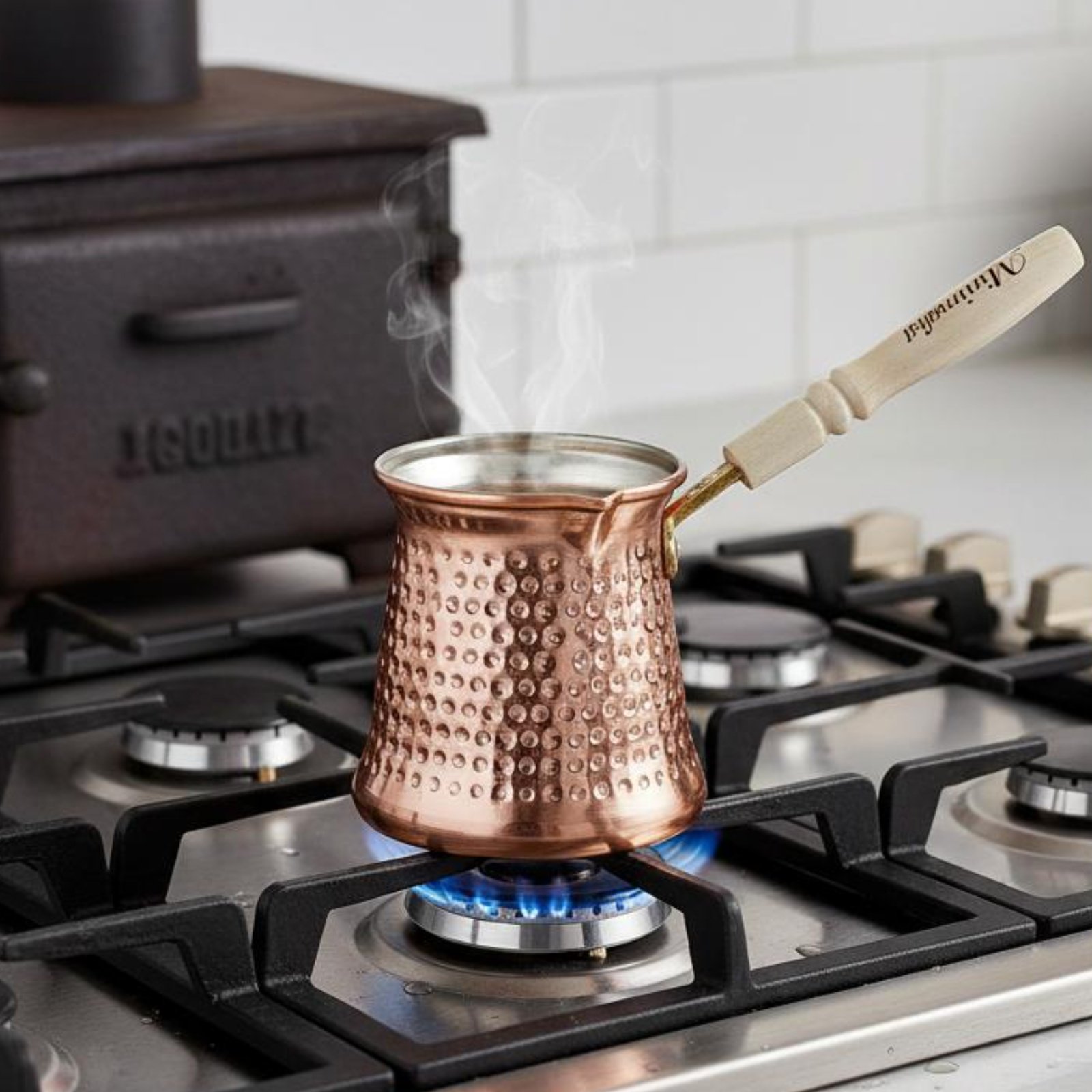Pour Pot Aluminum - Turkse koffiepot Verdikt frame Cezve Arabische