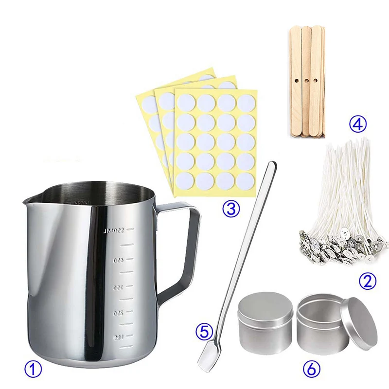 Candle Making Jars - Kaarsen maken benodigdheden Kit DIY kaarswas