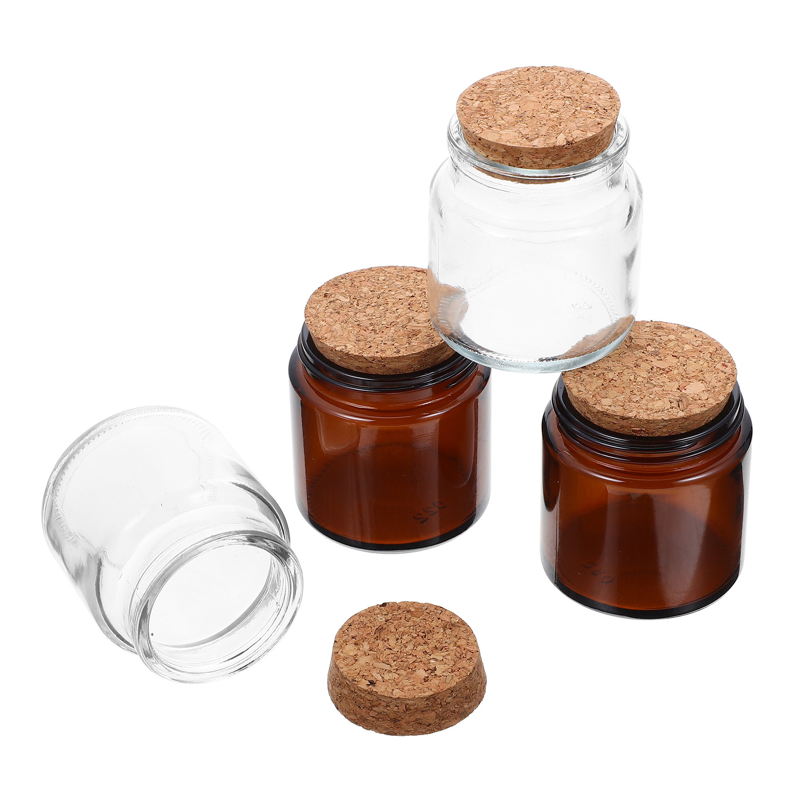 Candle Making Jars - Set van 4 hoogwaardige glazen potjes