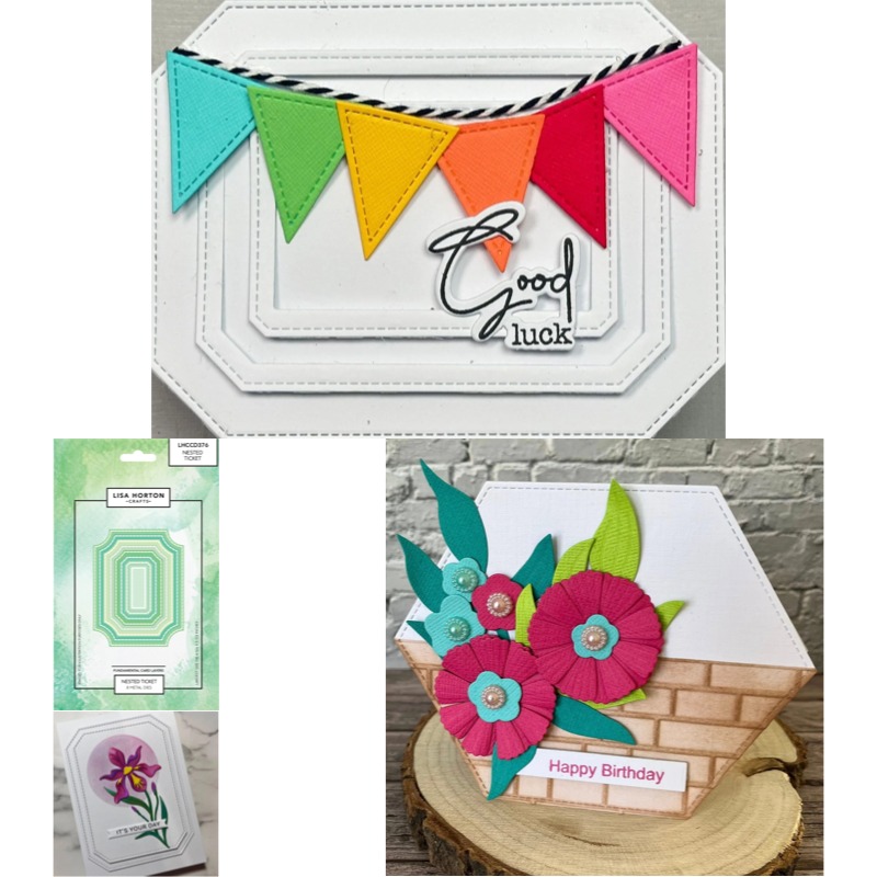 Candle Making Tempe - Bloemblaadjes Emerald Verlengde Hexagon Metalen Stansmessen