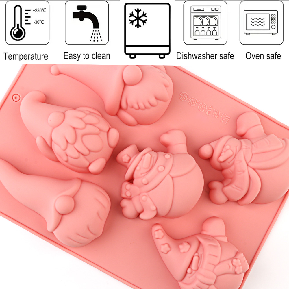 6-delige siliconen bakvorm voo - Candle Making Process recensie en prijs