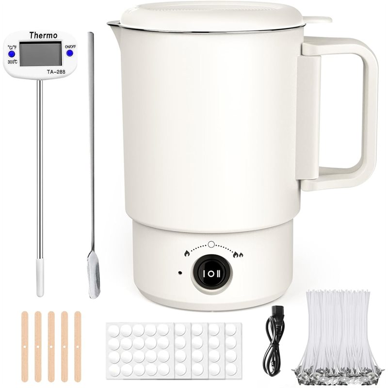 A47U Elektrische Wasmeltpotset - Candle Making Jars recensie en prijs