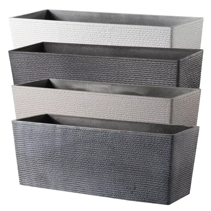 Ruime, zelfvullende bloempot m - Pour Pot Aluminum recensie en prijs