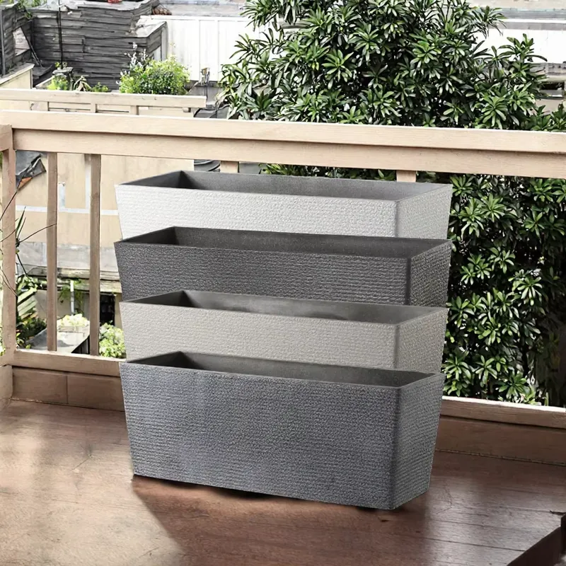 Ruime, zelfvullende bloempot m - Pour Pot Aluminum recensie en prijs