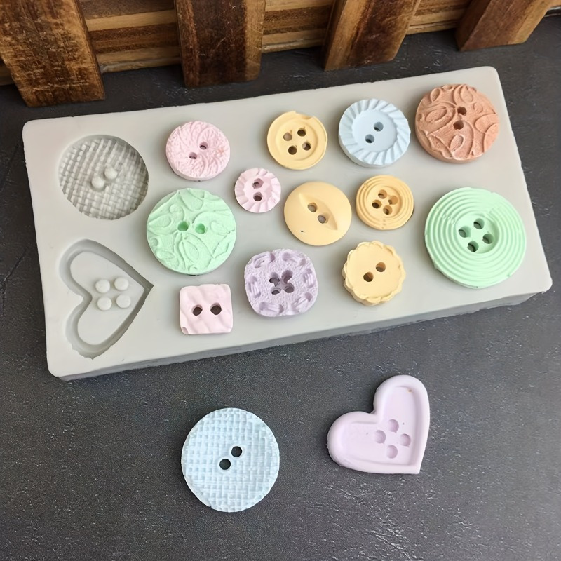 Knopvormige siliconen mal voor - Candle Making Process recensie en prijs