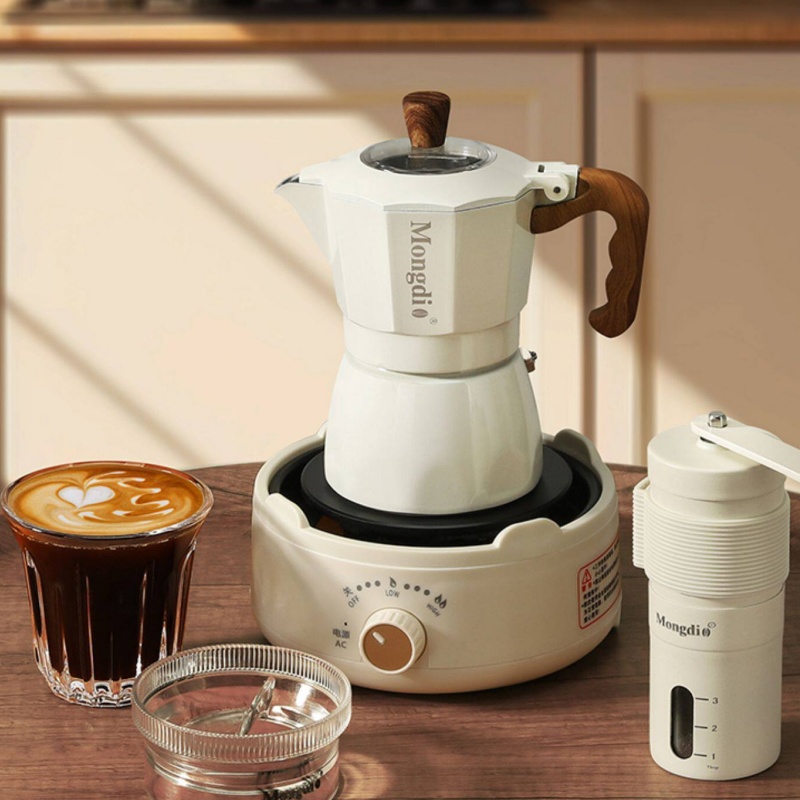 Mongdio Dubbele Klep Moka Pot  - Pour Pot Aluminum recensie en prijs