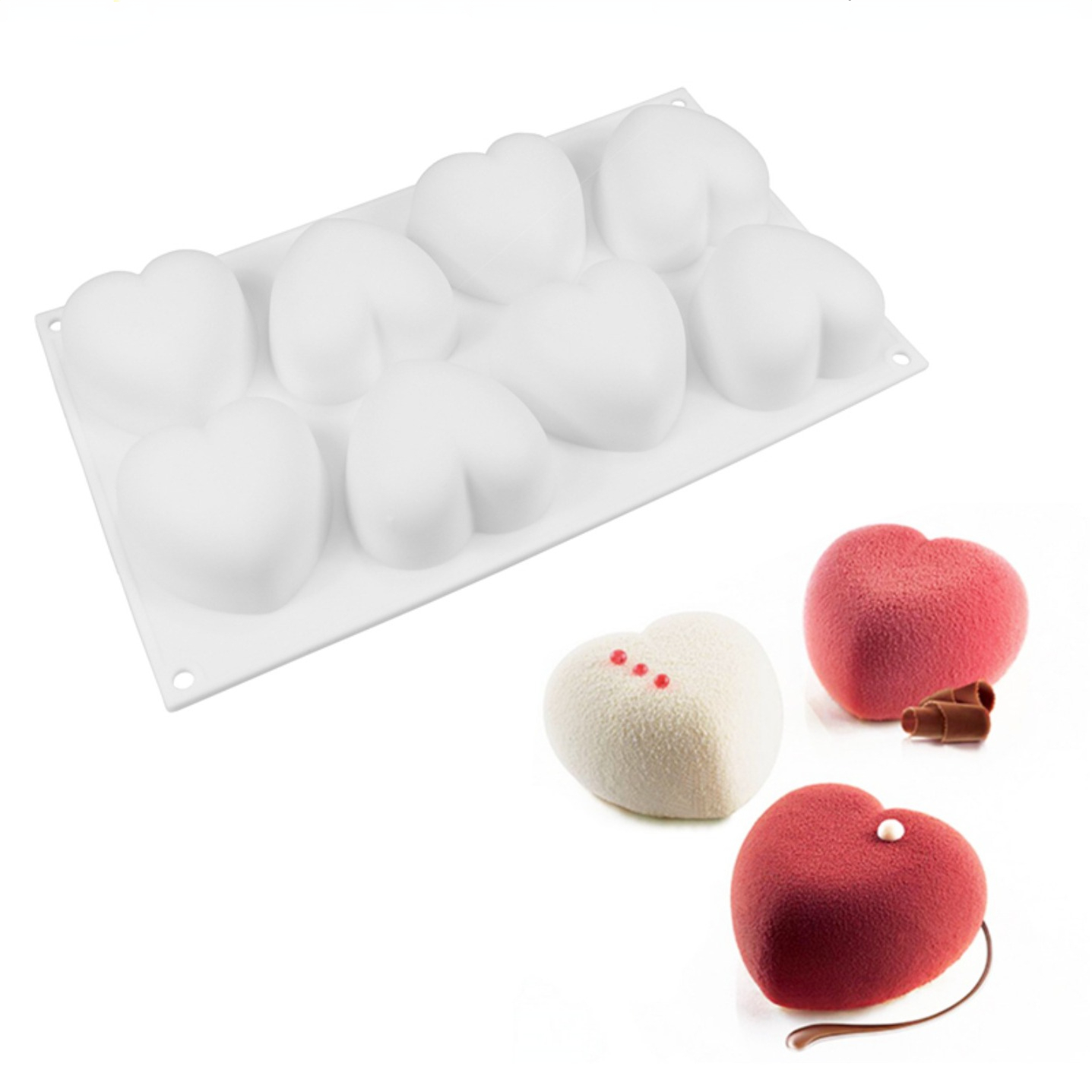 Liefde Hart Siliconen Zeep Sch - Candle Making Process recensie en prijs