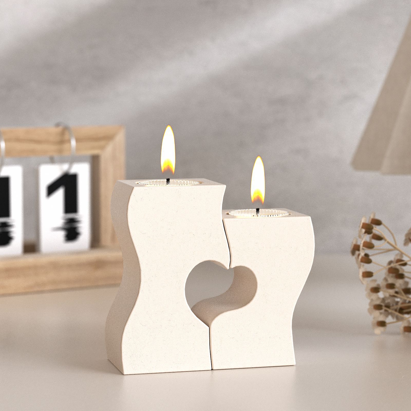 S Hart Kandelaar Siliconen Mal - Candle Making Process recensie en prijs