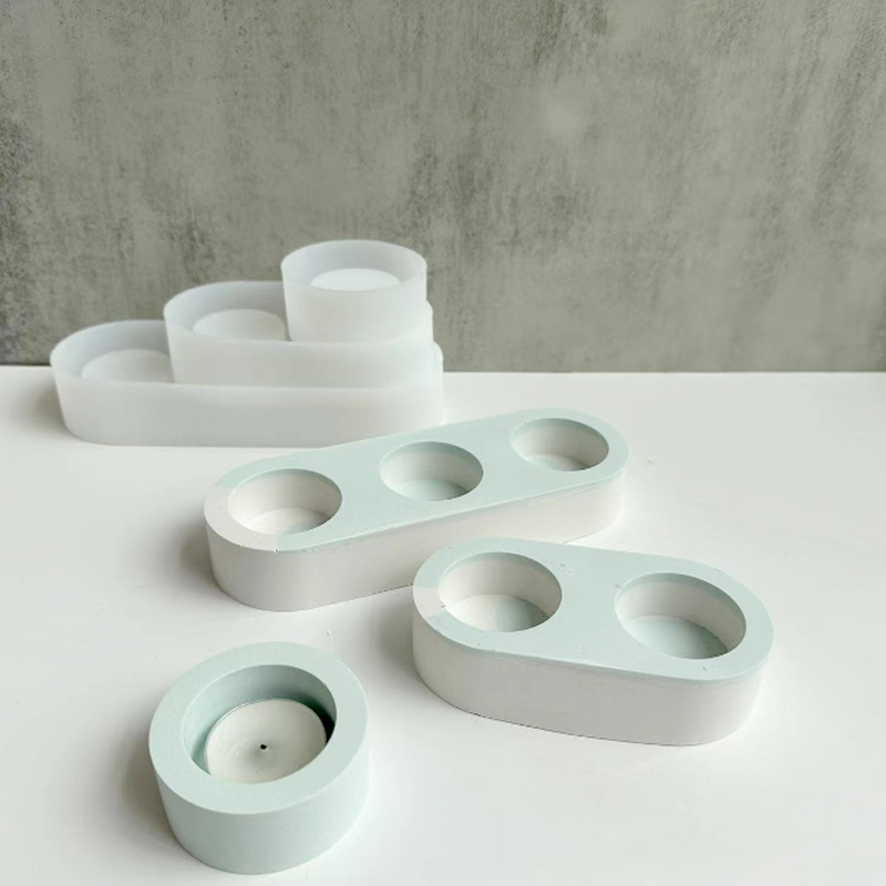 3-gaten kandelaars cement sili - Candle Making Jars recensie en prijs