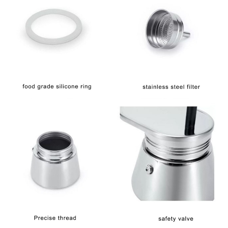 Mokkapot met enkele uitloop, r - Pour Pot Aluminum recensie en prijs
